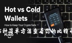 如何通过5种简单方法查看你的比特币钱包数量